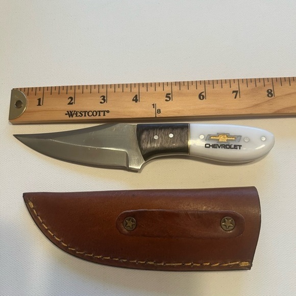 New Homemade Chevy 8" Stainless Knife with Sheath🤠🐎(C4) - Picture 1 of 4